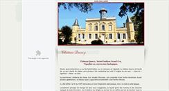 Desktop Screenshot of chateauquercy.com