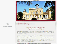 Tablet Screenshot of chateauquercy.com